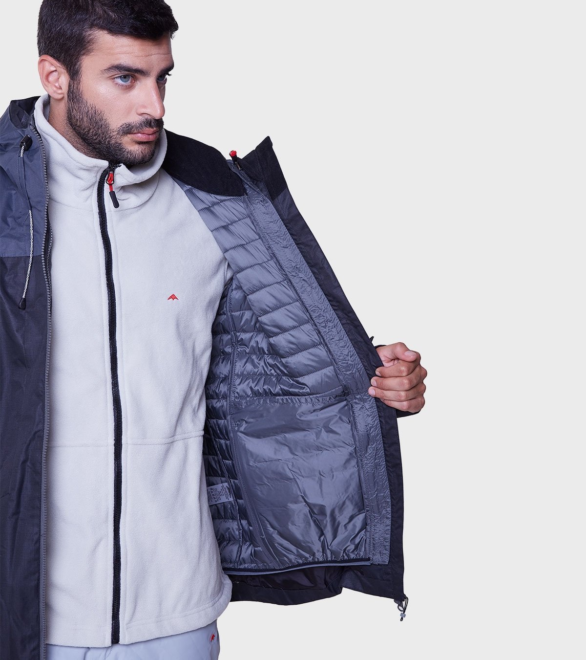 Campera de hombre Eros 3en1