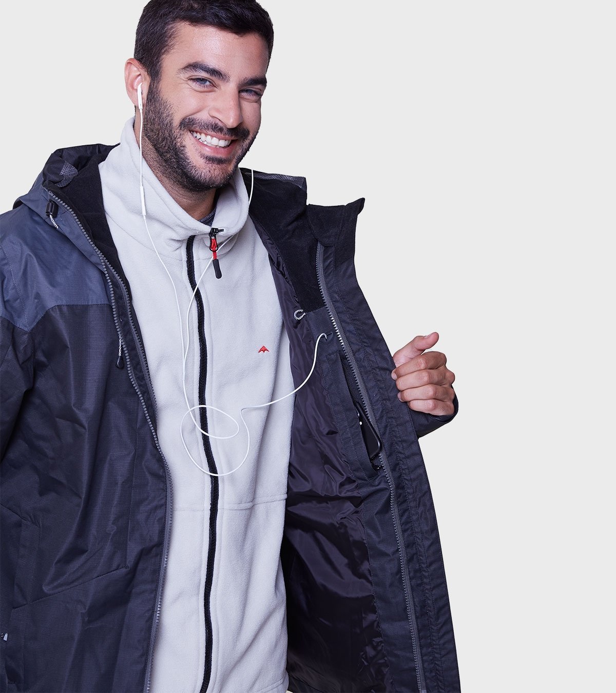 Campera de hombre Eros 3en1