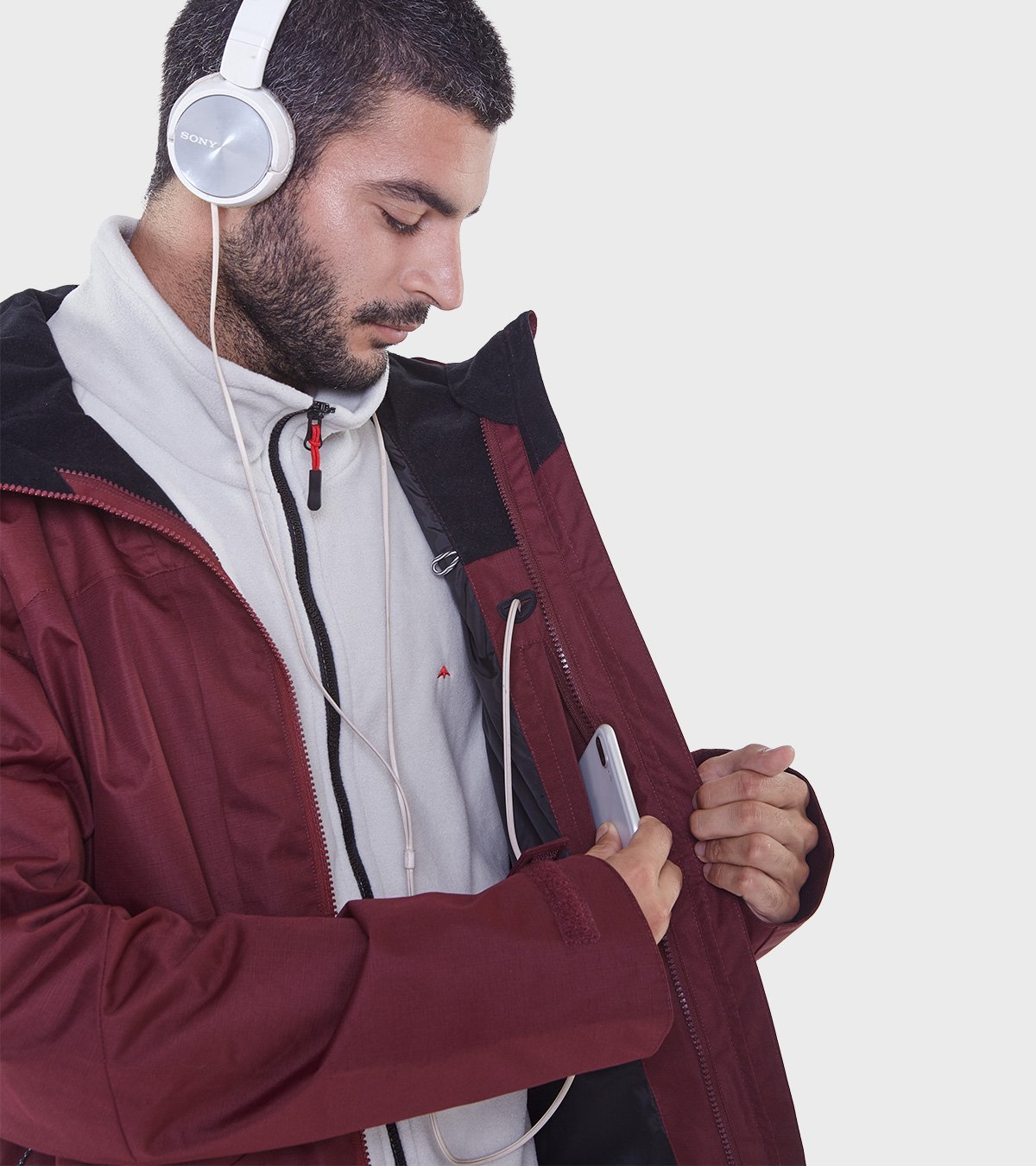 Campera de hombre Eros 3en1