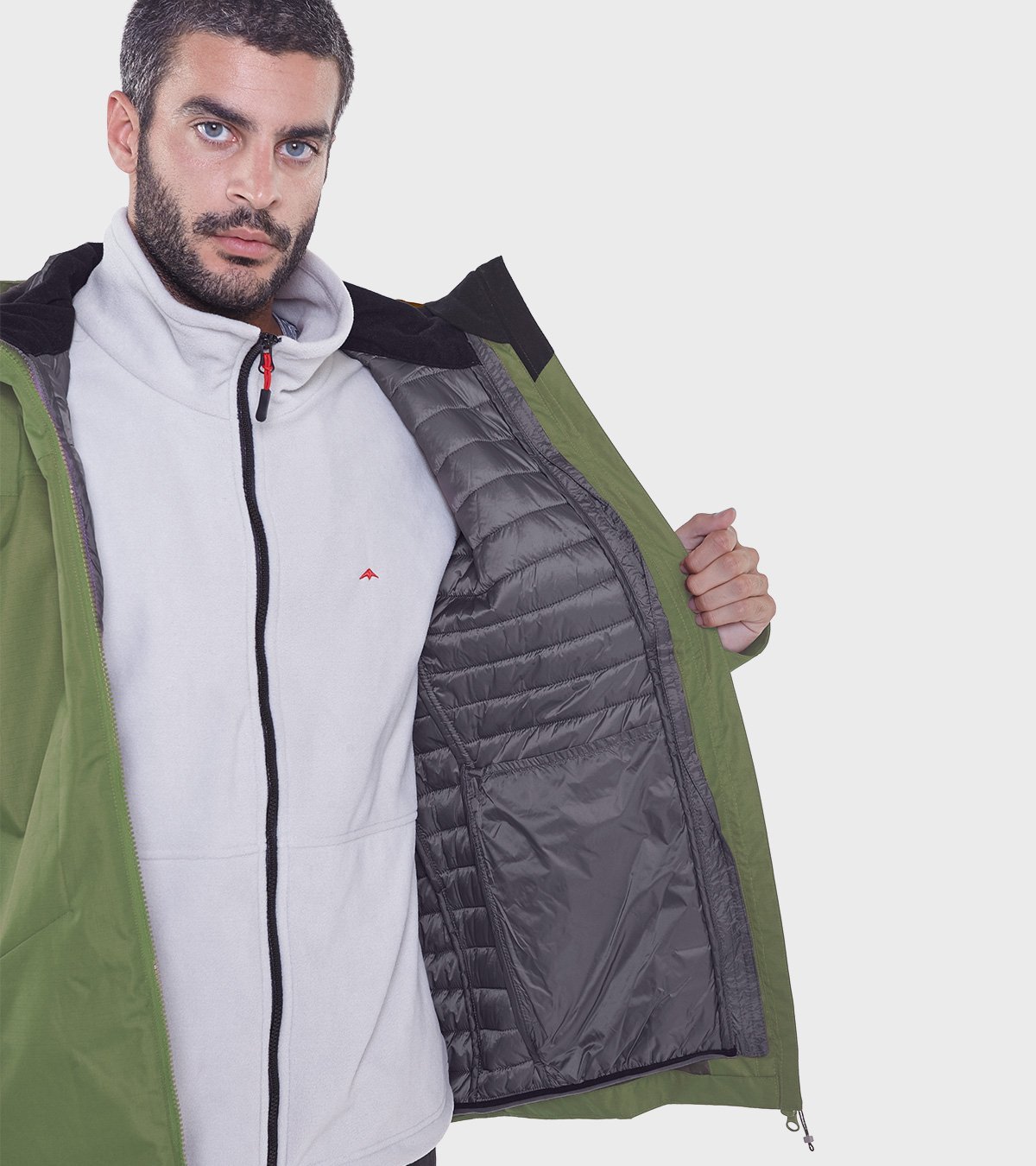 Campera de hombre Eros 3en1