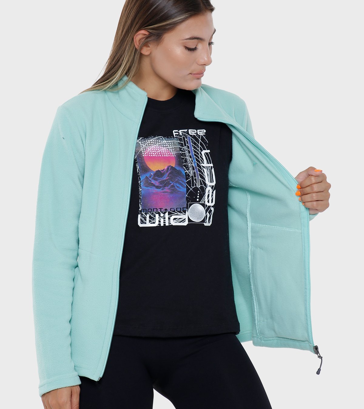 Campera de micropolar de mujer Kelly