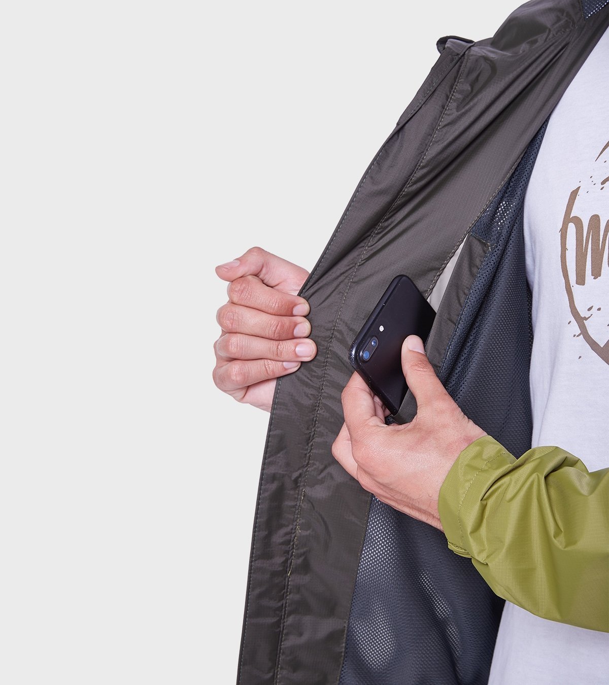 Rompeviento de hombre Davos