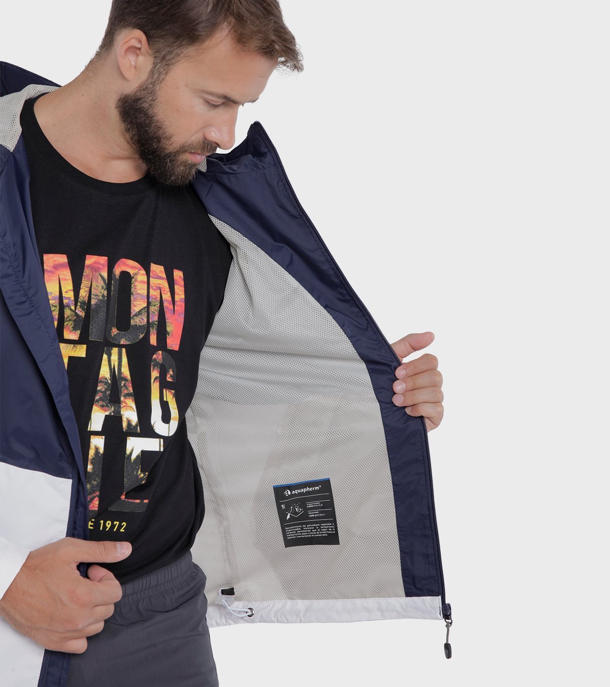 Rompeviento de hombre Davos