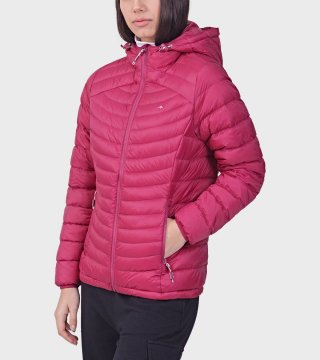 Campera de plumas de mujer Kenly con capucha