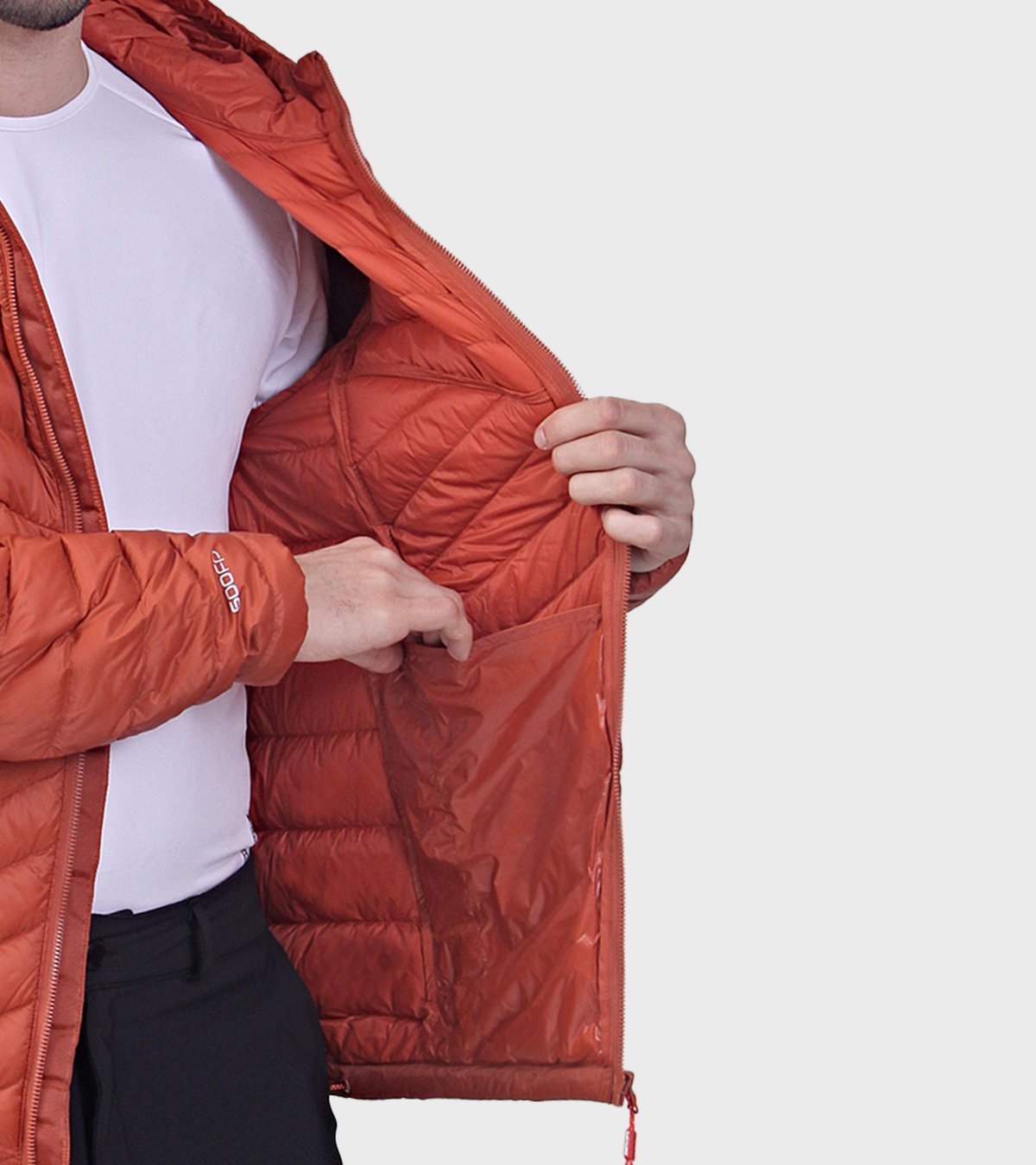 Campera de hombre Novak con capucha