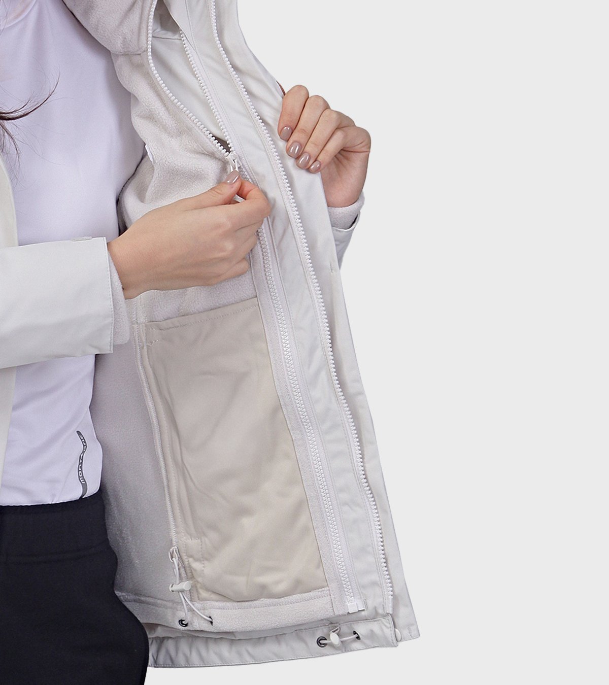 Campera de mujer Riven 3x1