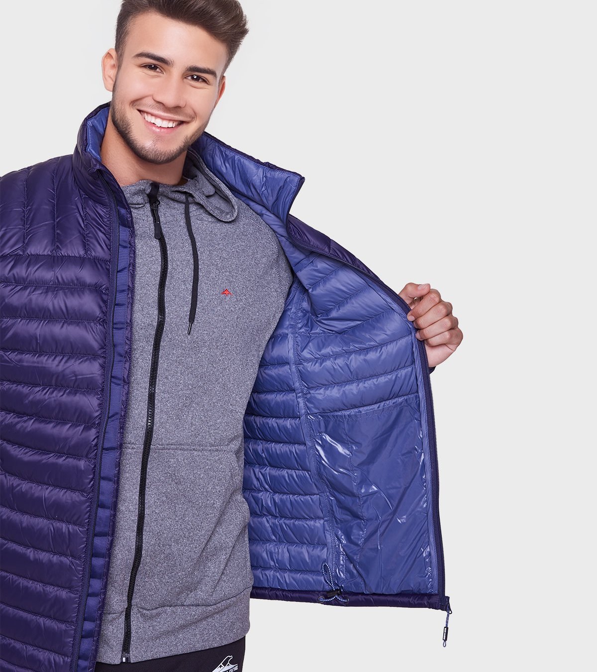 Campera de pluma de hombre Logan