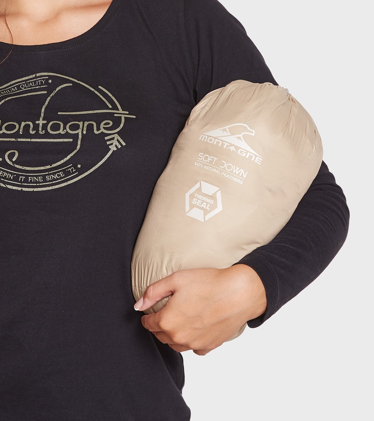 Campera de plumas de mujer Omega Pro