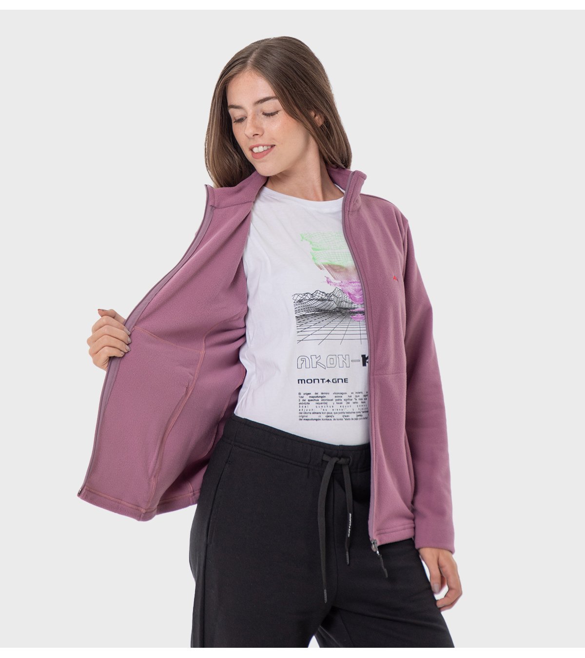 Campera de micropolar de mujer Kelly