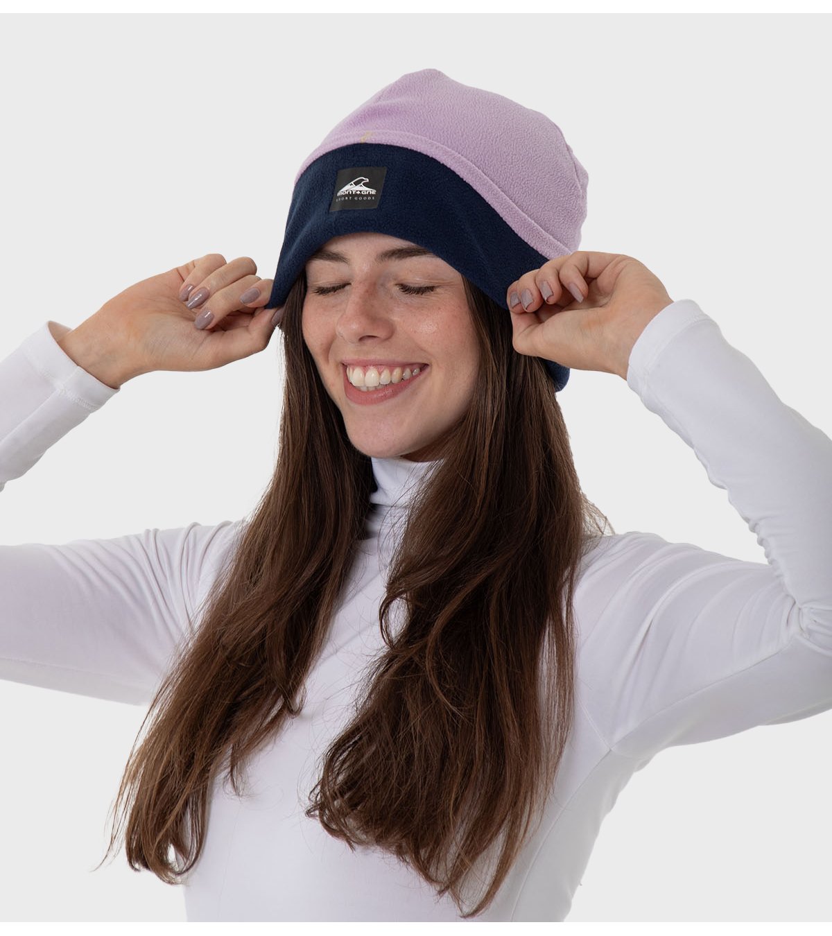 Gorro fleece reversible polar