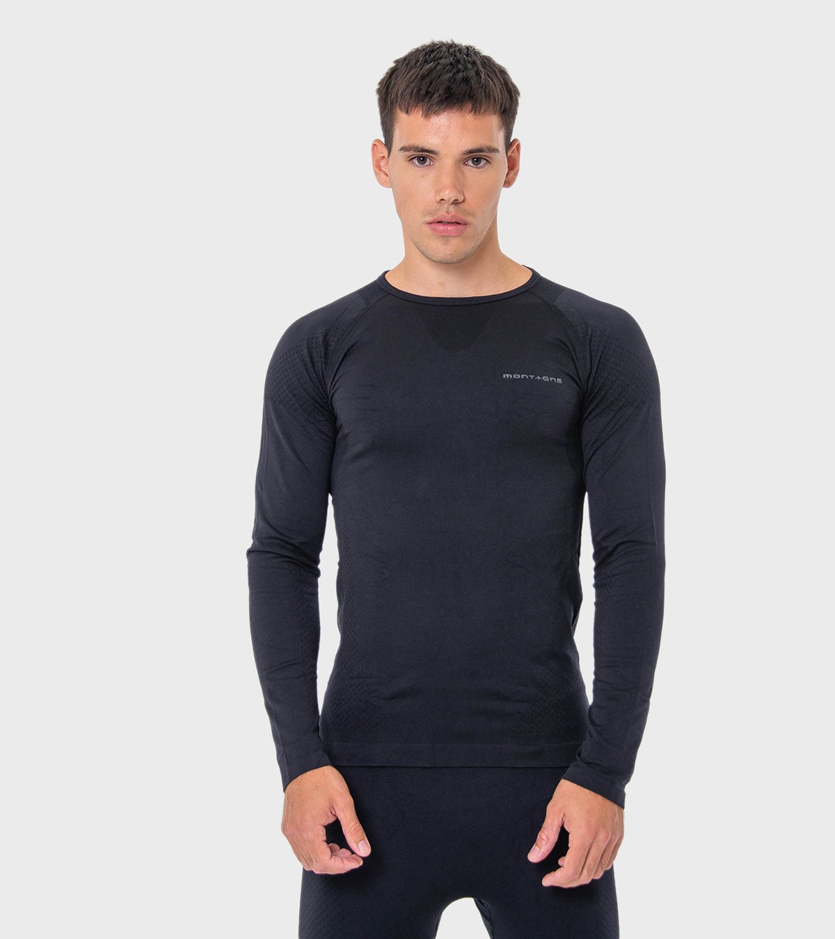 Camiseta t&eacute;rmica de hombre sin costuras Brenner