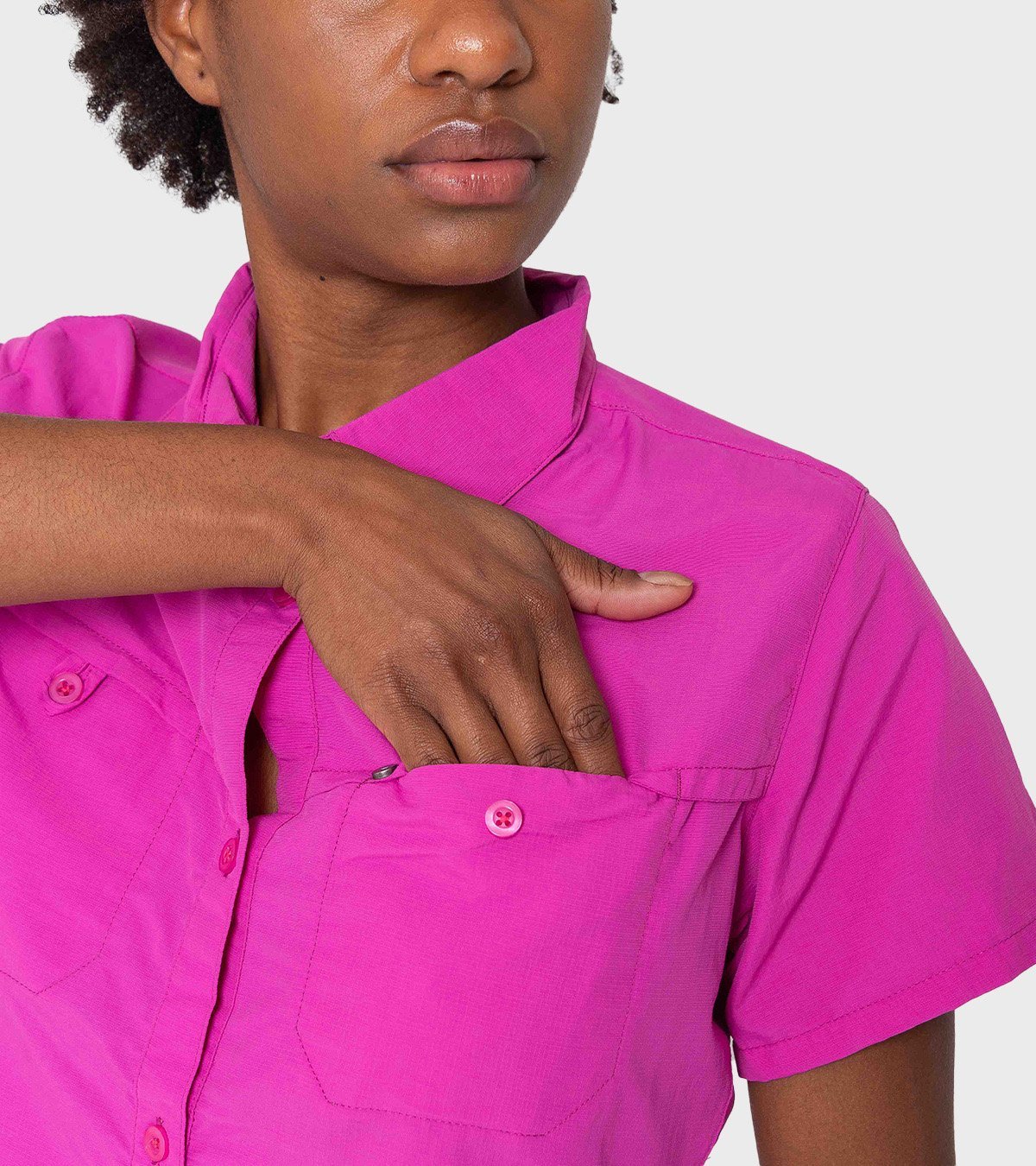 Camisa de mujer con protección UV Kiara M/C