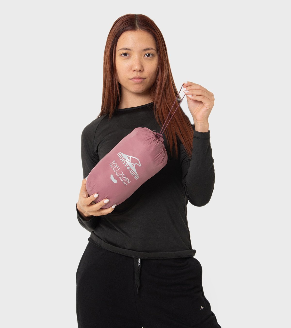 Campera de pluma de mujer Kenly con capucha