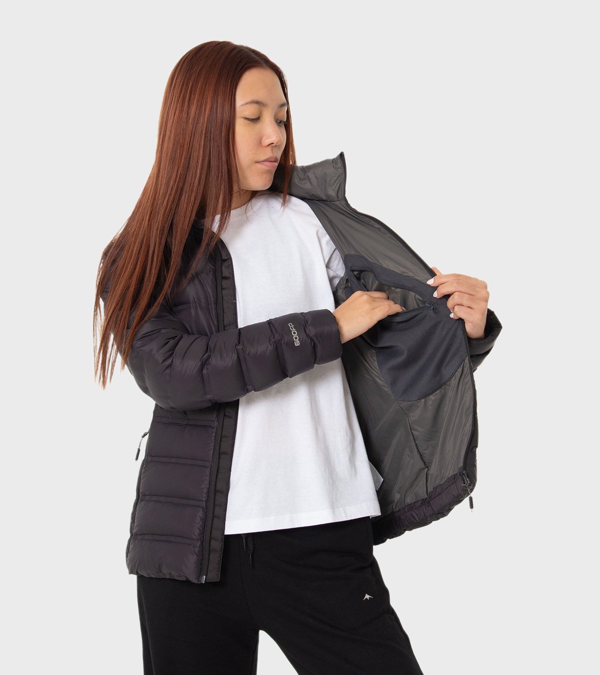 Campera de plumas de mujer Omega Pro