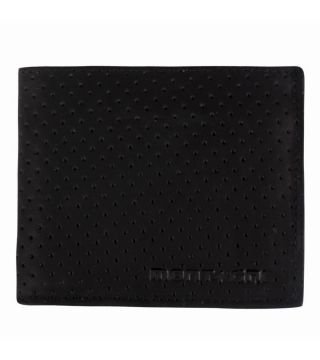 Billetera de cuero de hombre Lock