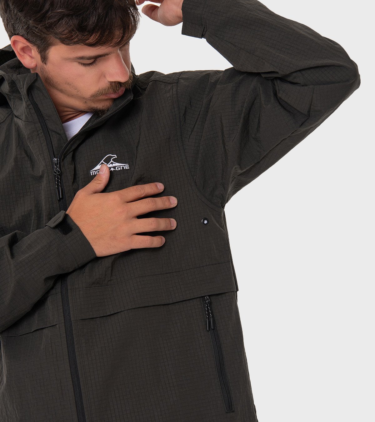 Rompeviento de hombre Crater