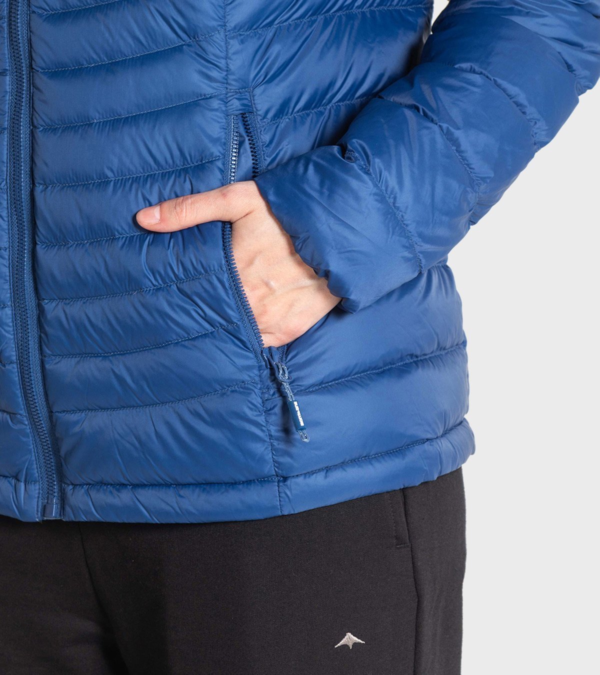 Campera de pluma de mujer Kenly con capucha