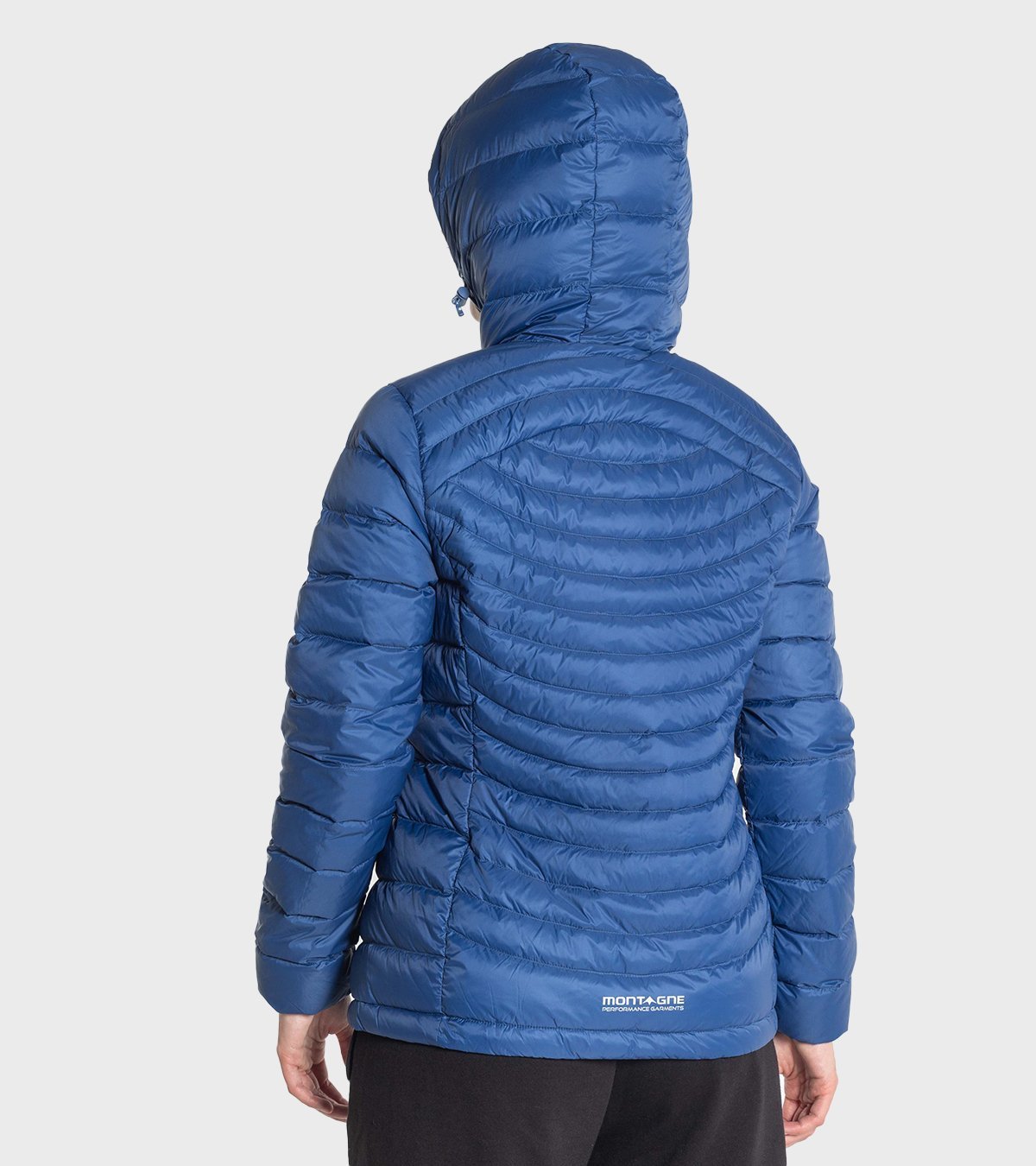 Campera de pluma de mujer Kenly con capucha