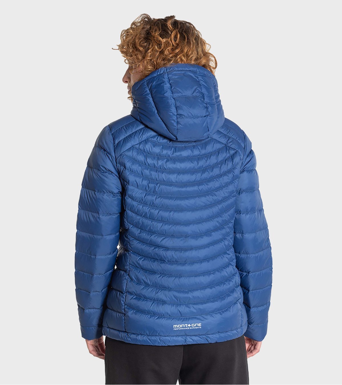 Campera de pluma de mujer Kenly con capucha