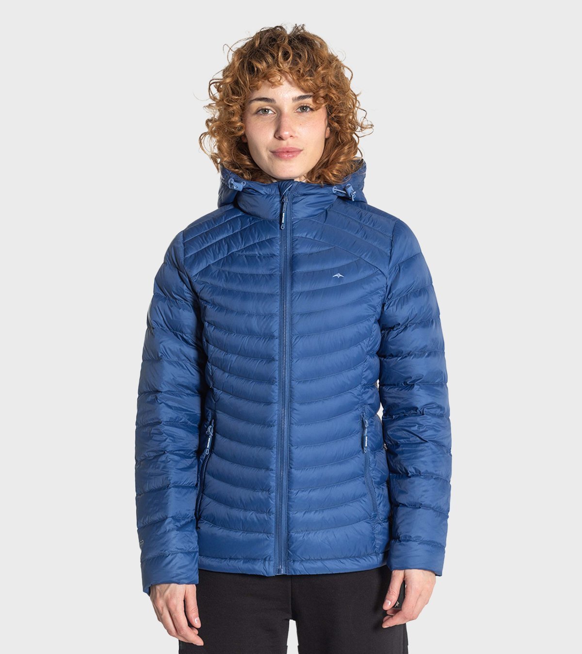 Campera de pluma de mujer Kenly con capucha