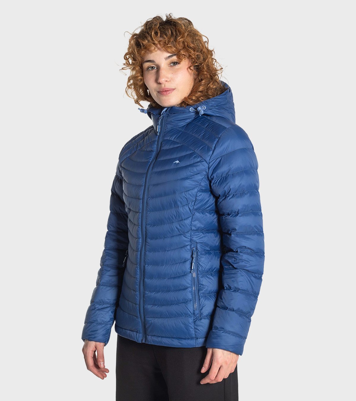 Campera de pluma de mujer Kenly con capucha