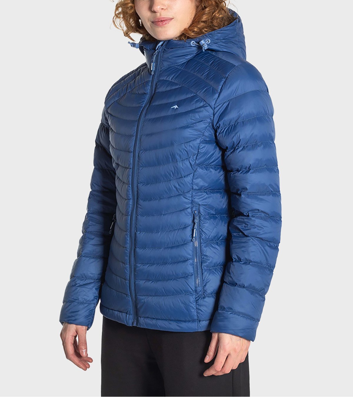 Campera de pluma de mujer Kenly con capucha