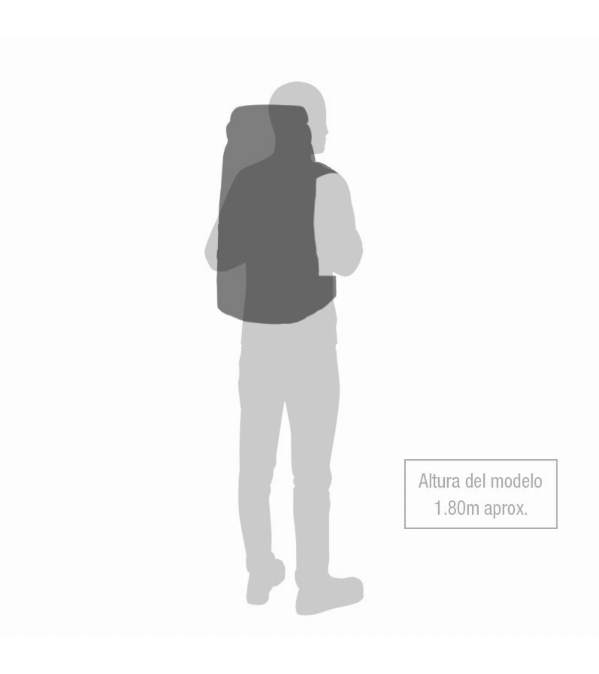 Mochila de trekking Dayra 40lts.