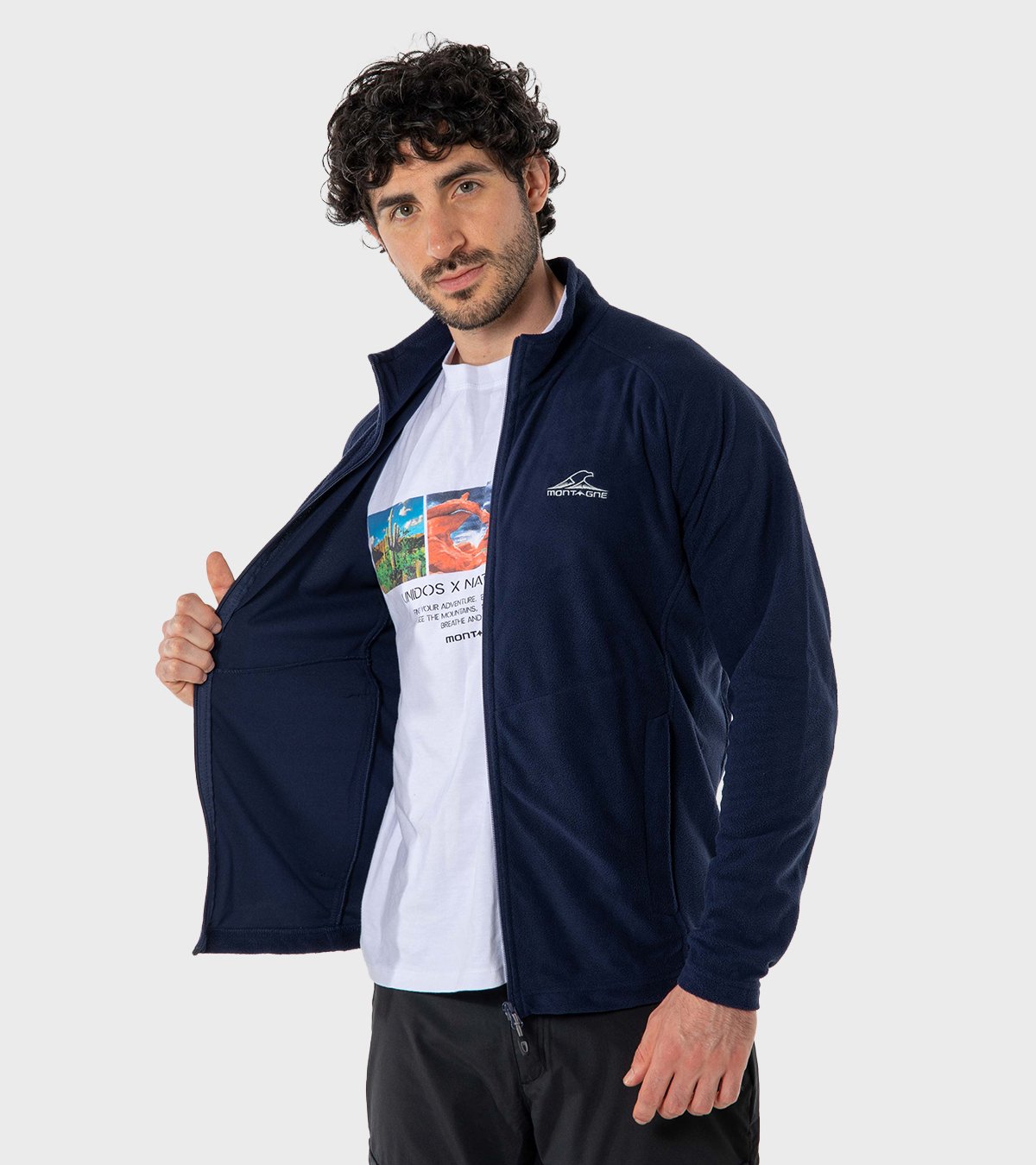 Campera de hombre de micro polar Conor