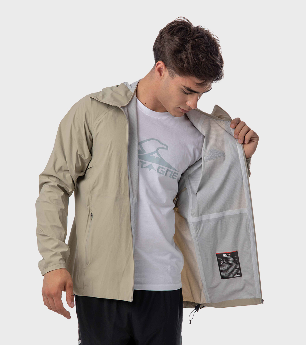 Campera de hombre impermeable Nanostretch H