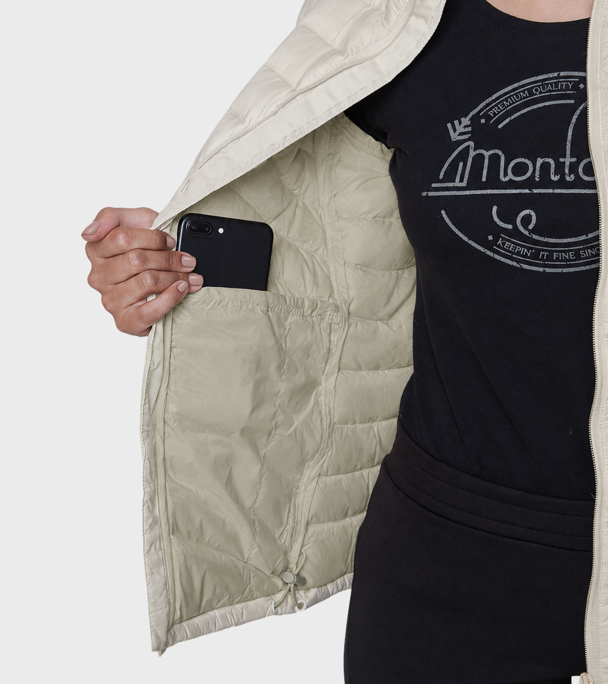 Campera de plumas de mujer Shelby