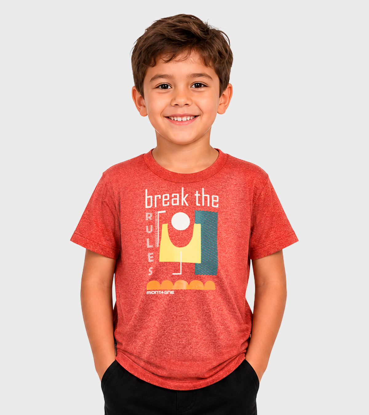 Remera de ni&ntilde;os Mondrian MC