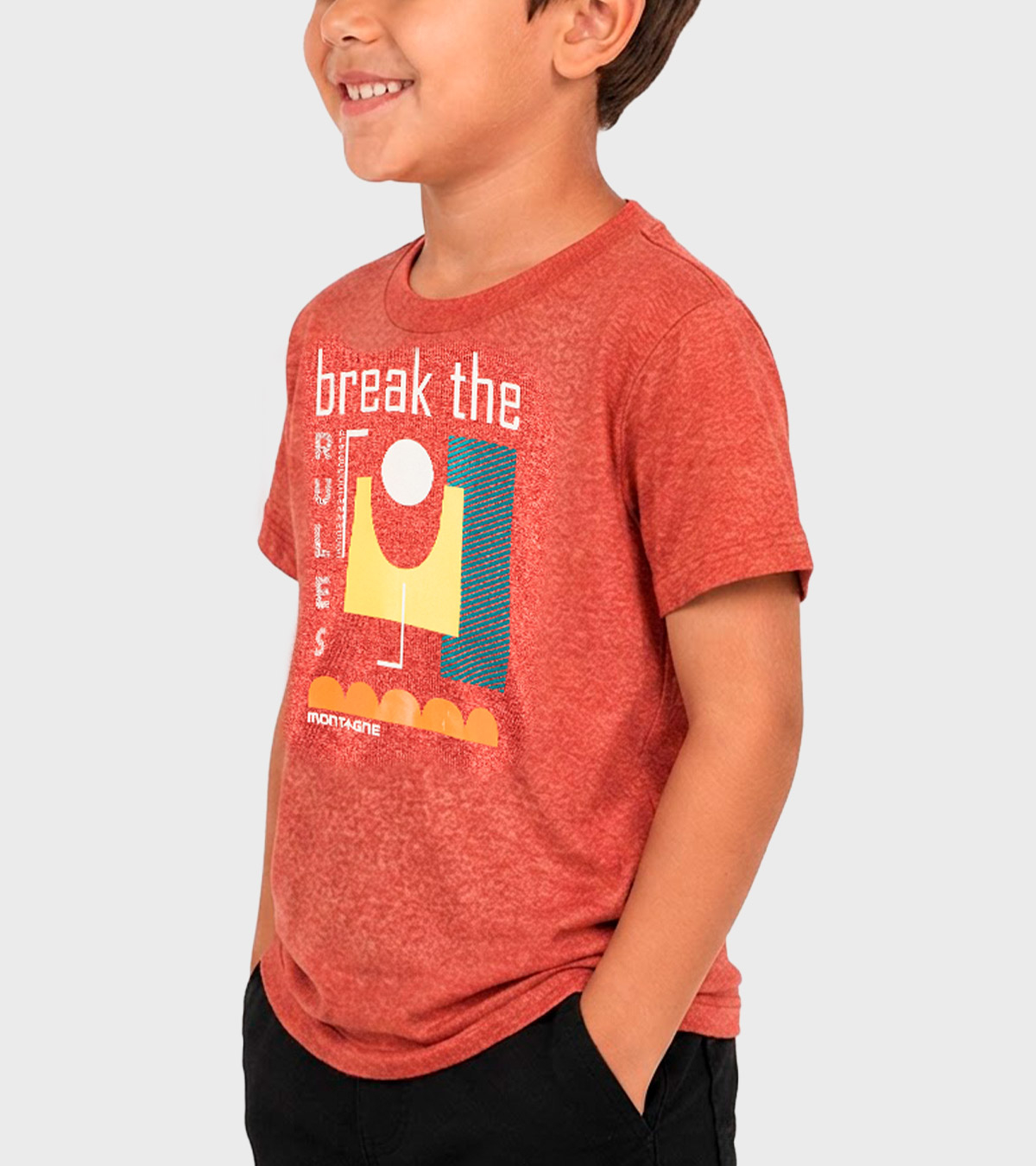 Remera de ni&ntilde;os Mondrian MC