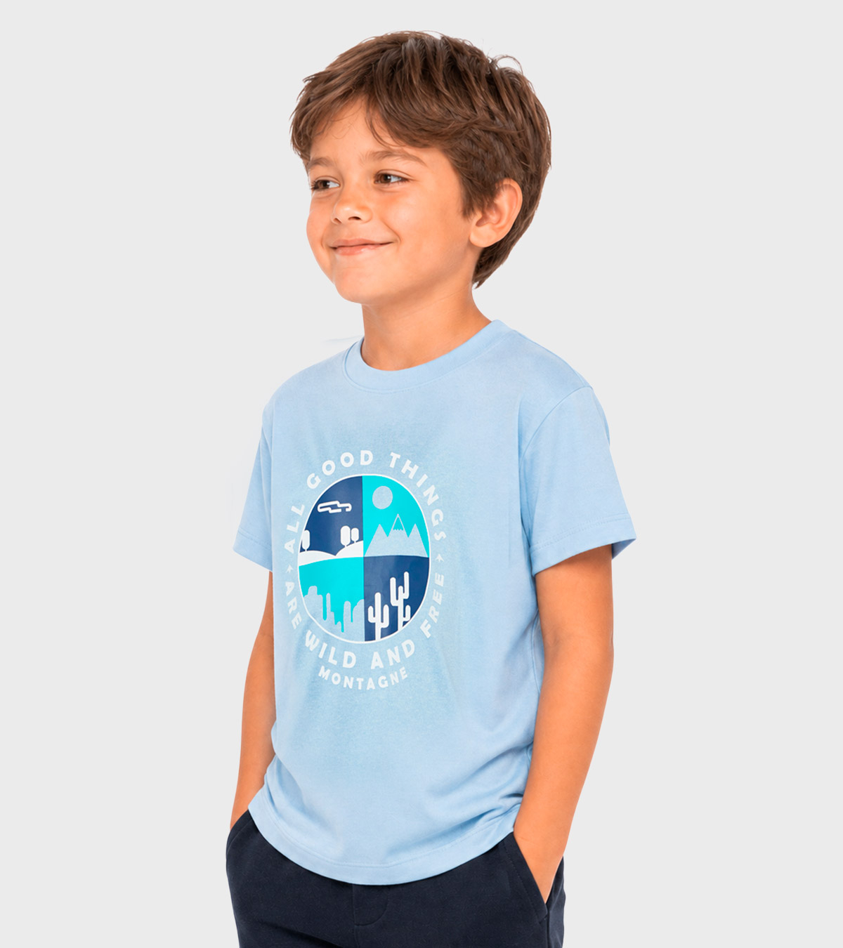 Remera de ni&ntilde;os Quadrant MC