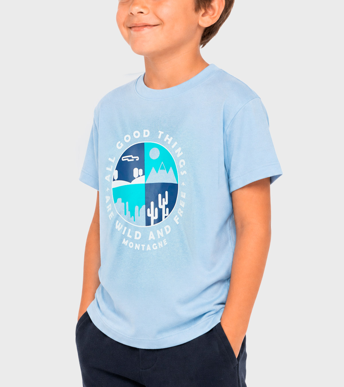 Remera de ni&ntilde;os Quadrant MC