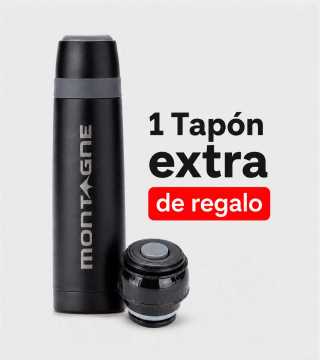 Termo Bala 500 ml + 1 Tap&oacute;n extra de regalo
