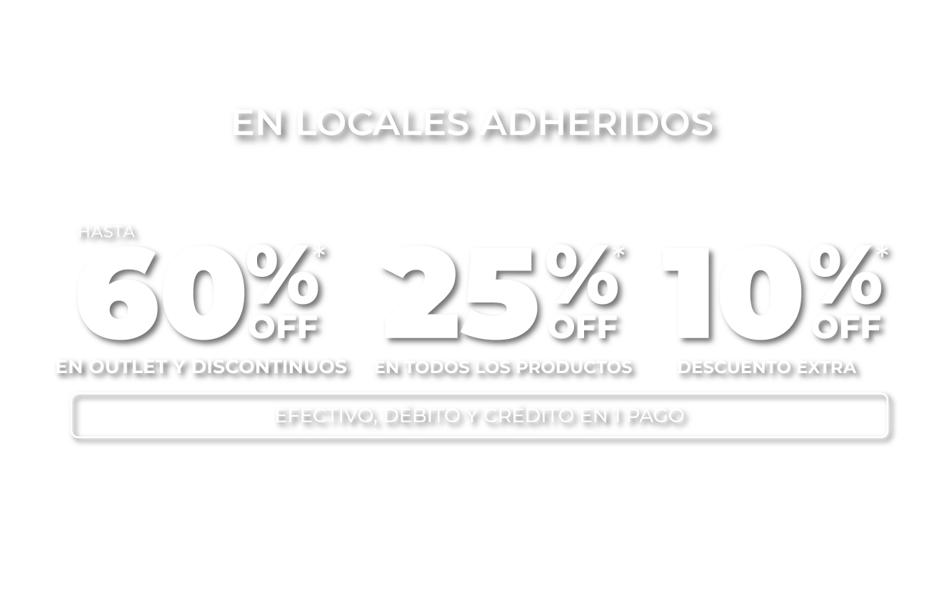 Outlet Sale Montagne 2026 - hasta 60% OUTLET Y DISCONTINUOS - hasta 25% PRODUCTOS DE PRIMERA